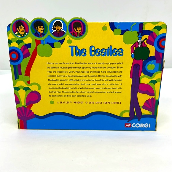 2000 Corgi The Beatles London Taxi Newspaper Die Cast Car - Picture 2 of 3